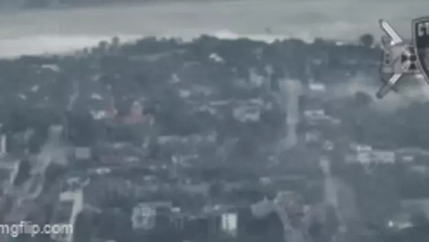 Eksplozija bombe FAB-3000 u Orihivu
