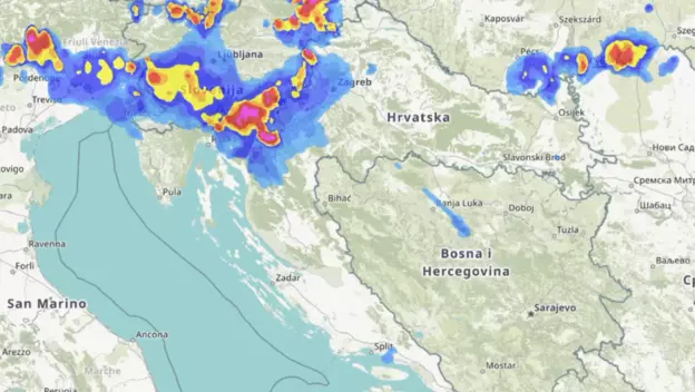 Oluja u Sloveniji