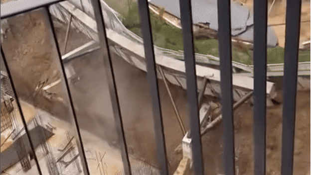 Urušavanje ceste u Kragujevcu