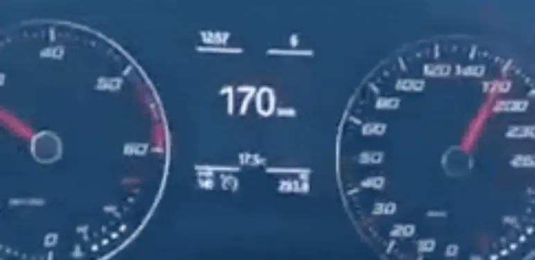 Brza vožnja na autocesti u Sloveniji