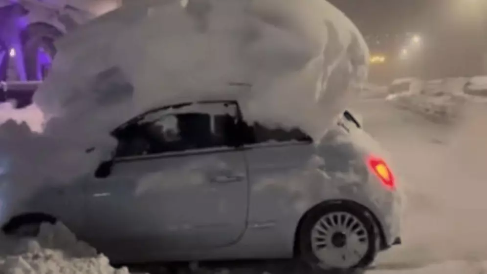 Snježna oluja u Italiji