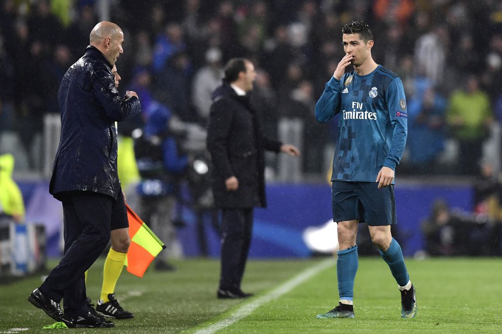 Zinedine Zidane i Cristiano Ronaldo (Foto: AFP)