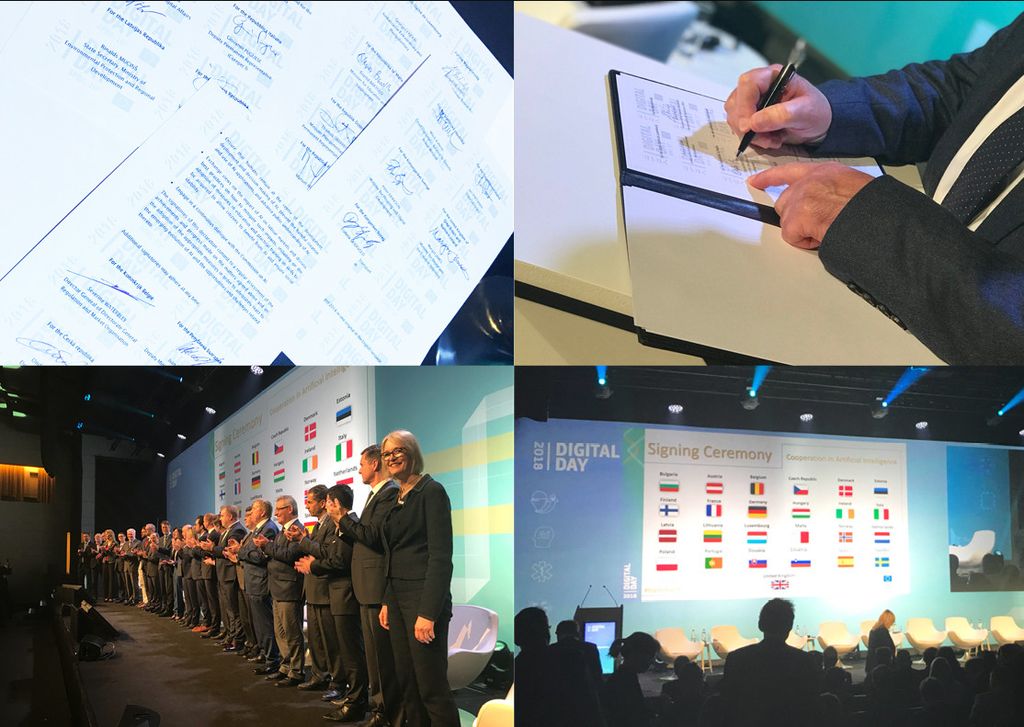 Potpisivanje Deklaracije o blockchainu (Foto: ec.europa.eu)