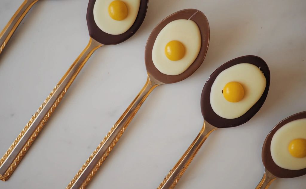 Brza i jednostavna čokoladna jaja na oko u žlici - 4