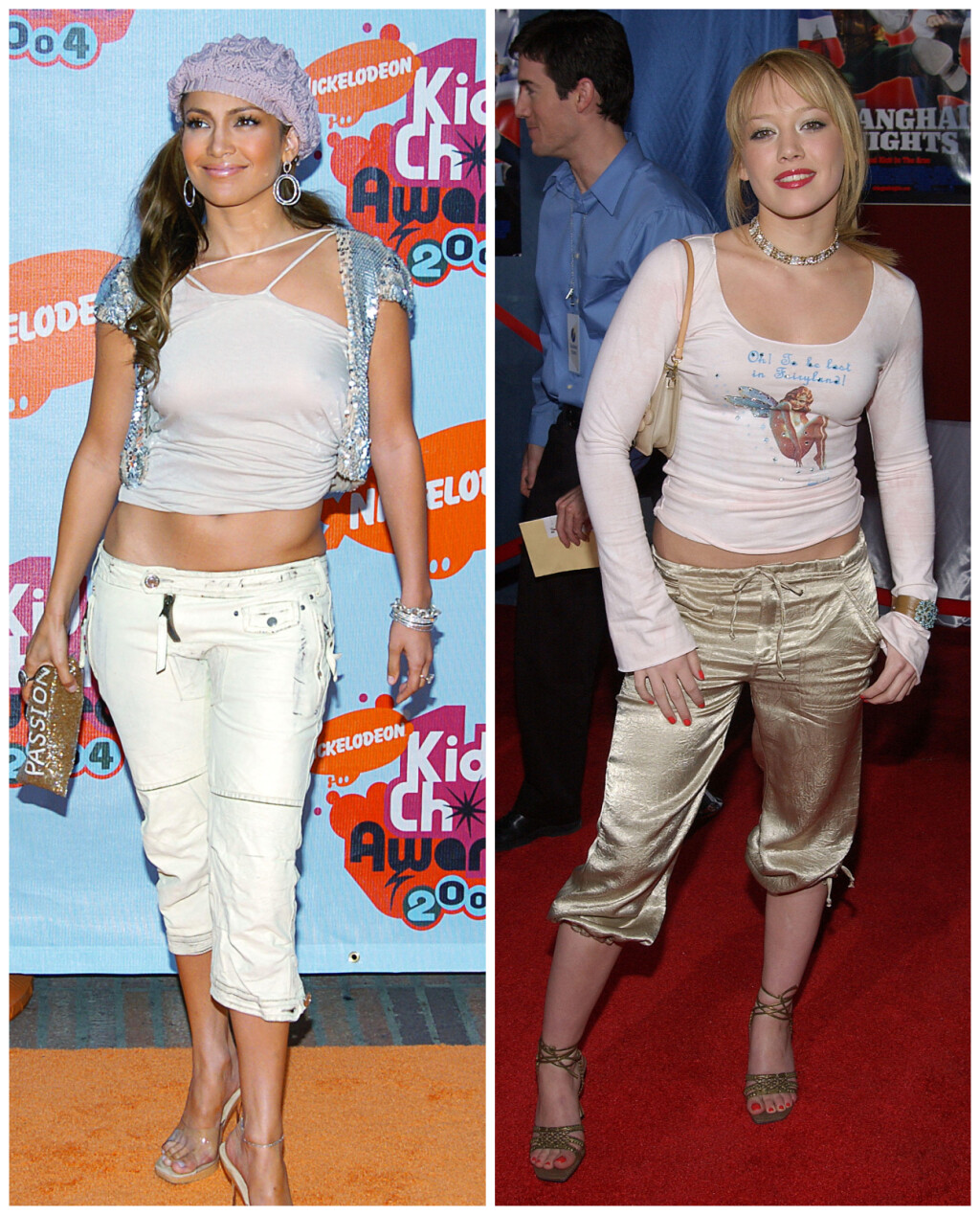Jennifer Lopez i Hilary Duff u kombinaciji kapri-hlača i štikli