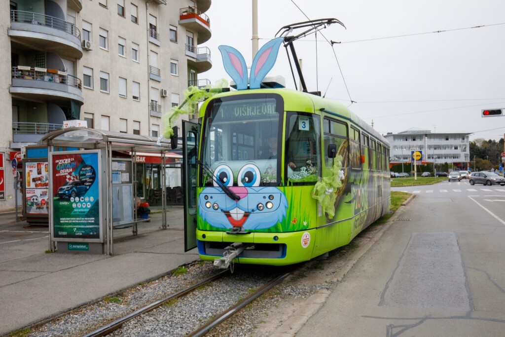 Uskrsni tramvaj u Osijeku