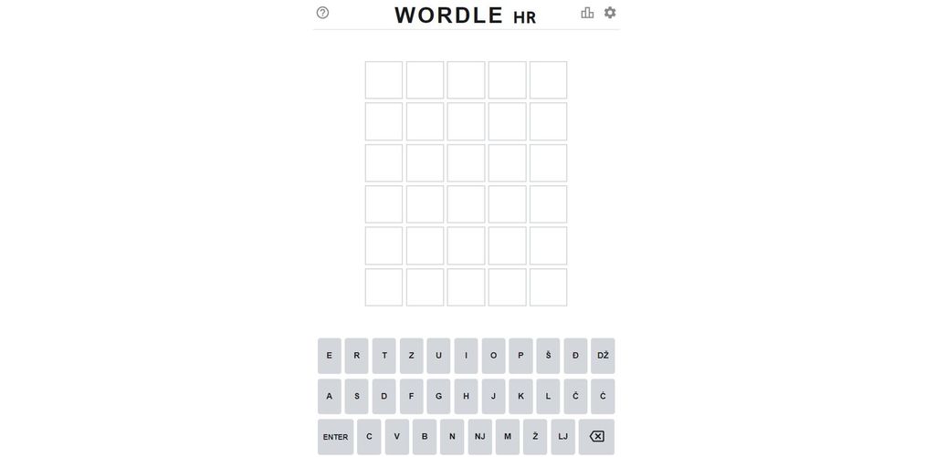 Igra Wordle