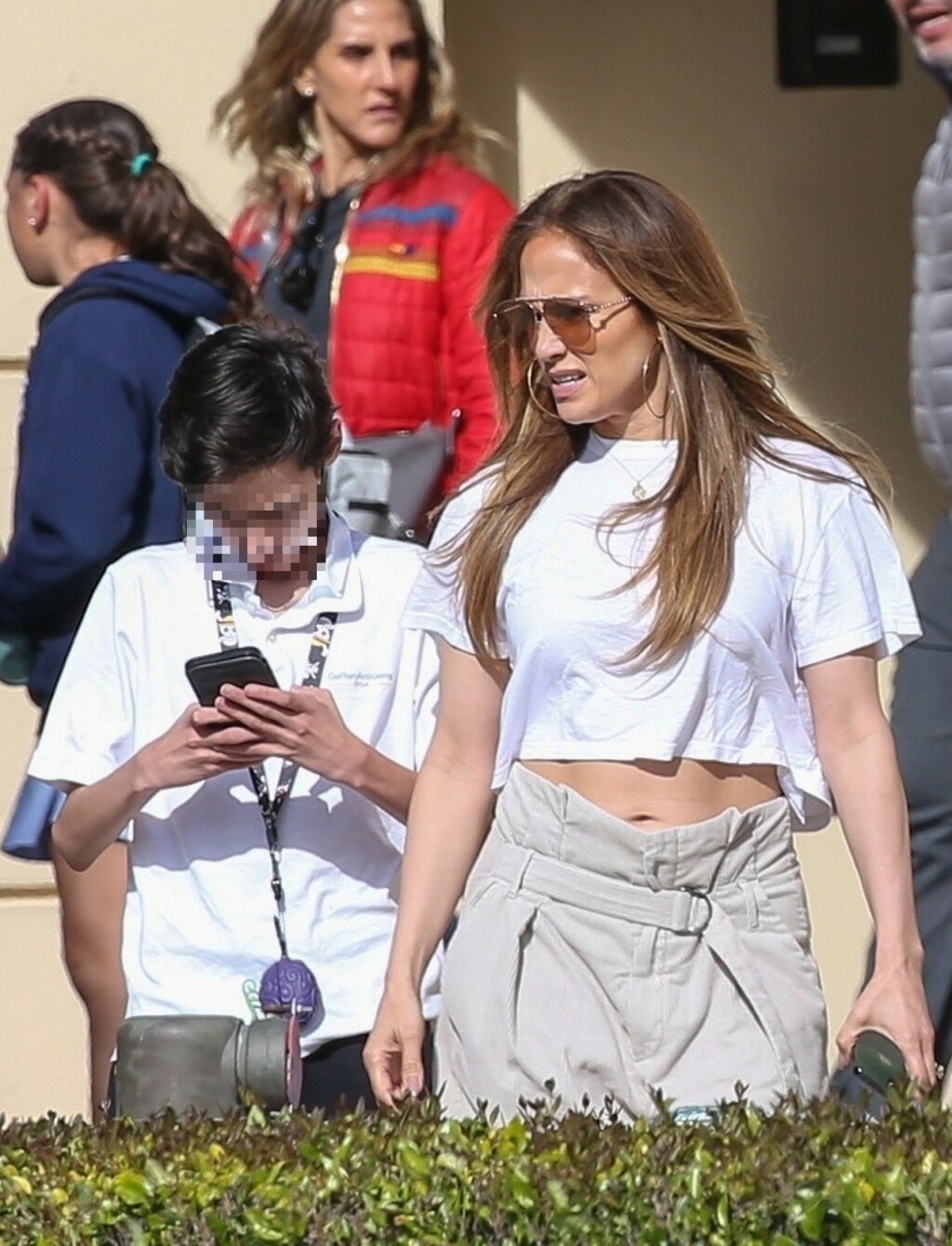 Jennifer Lopez sa sinom Maxom nakon školske priredbe
