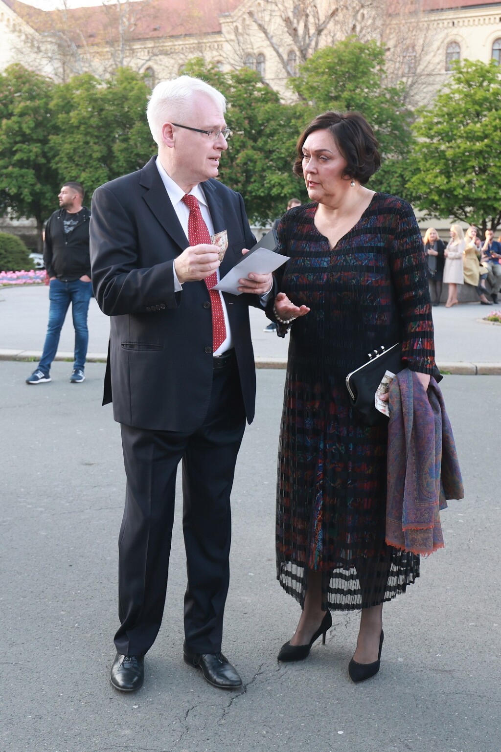 Tatjana i Ivo Josipović na premijere opere Lennon u Zagrebu