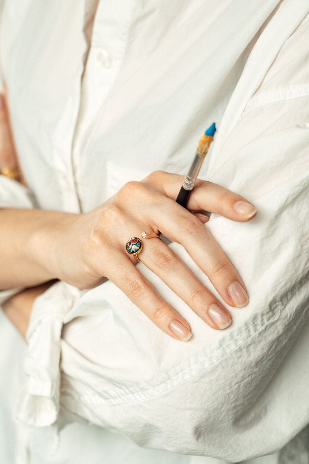 FREYWILLE edicija prstenja 18 kt Gold & Diamonds