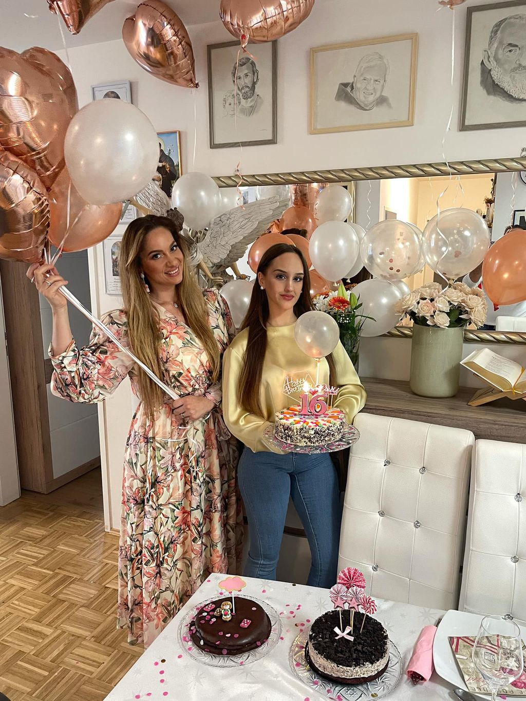 Simona Mijoković i kći Gabriela