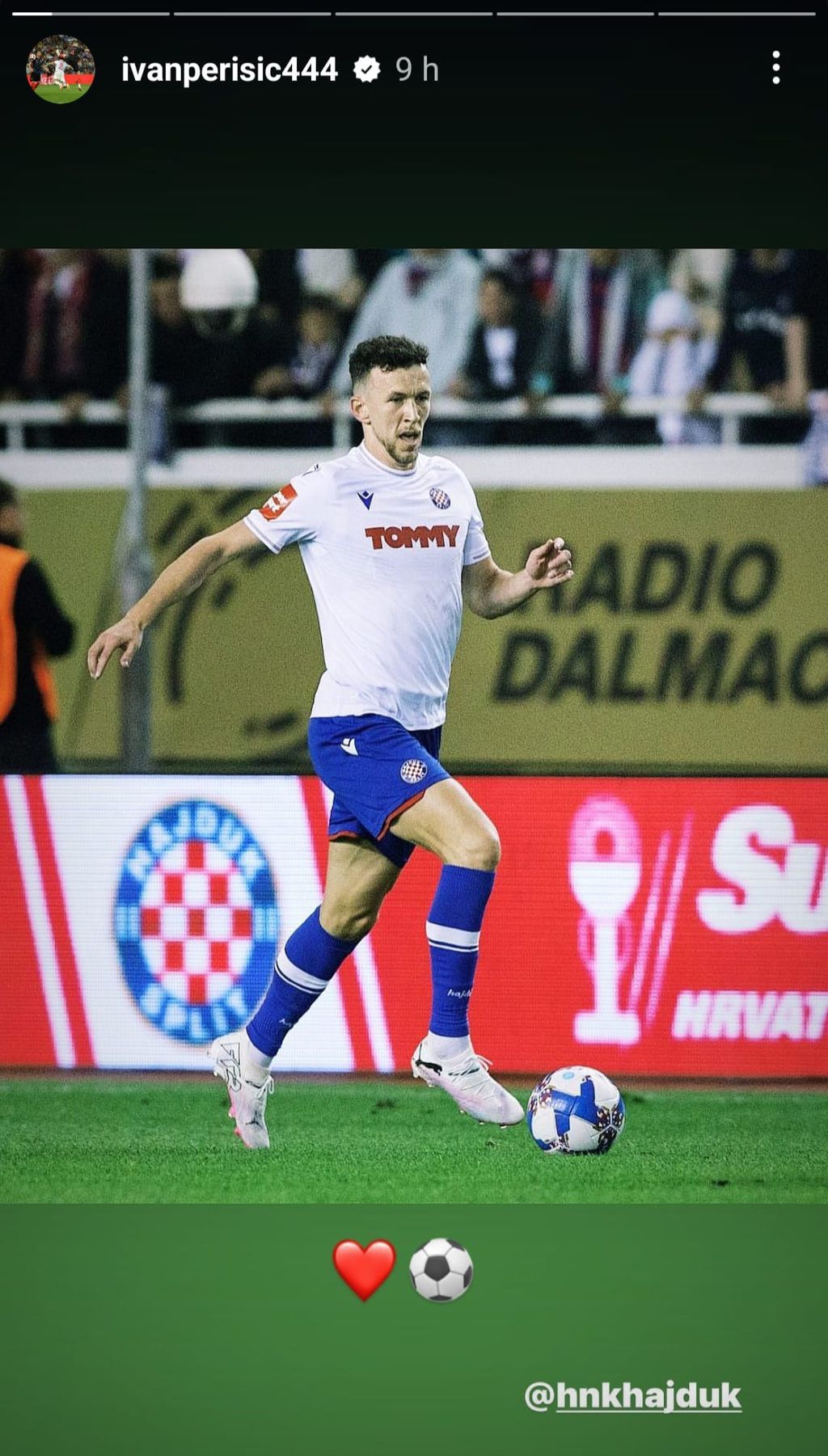 Ivan Perišić debitirao za Hajduk