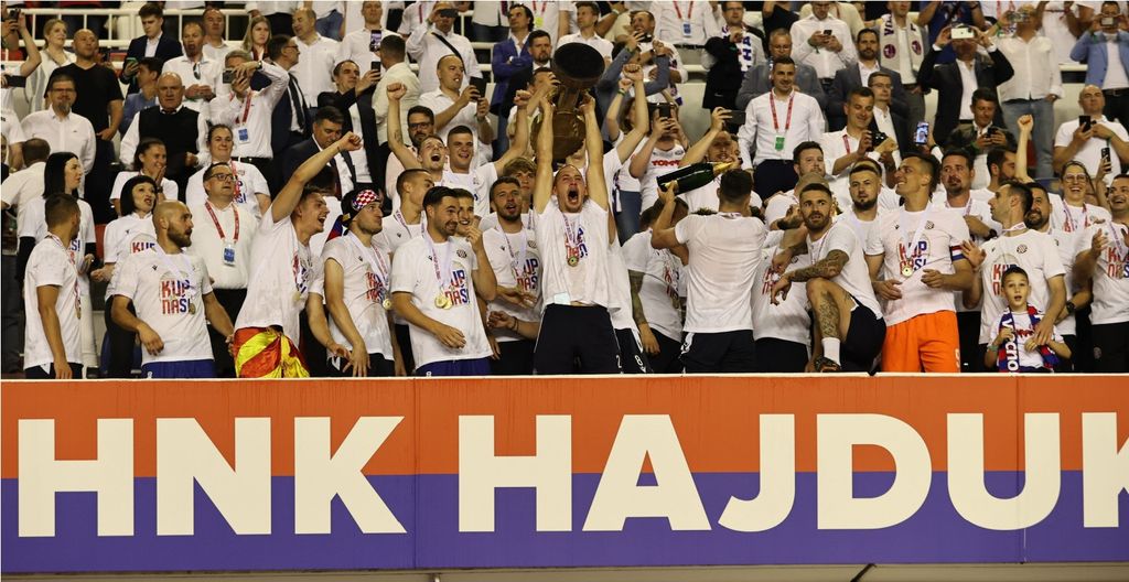 Proslava osvajanja Kupa 2022. na Poljudu
