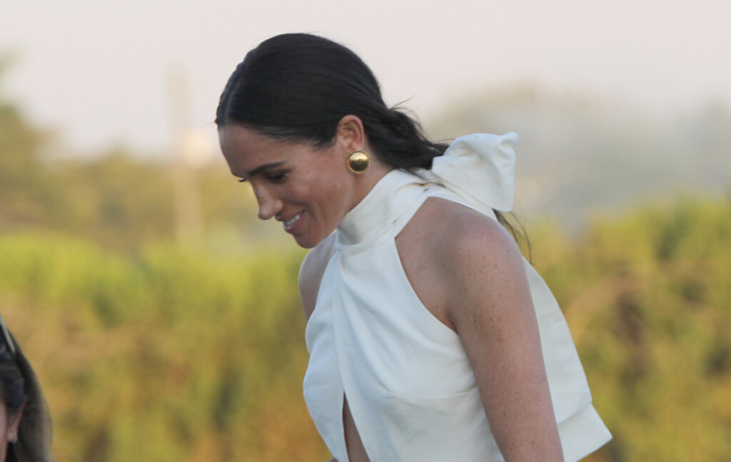 Meghan Markle u svilenoj bijeloj haljini dizajnerice Heidi Merrick - 7