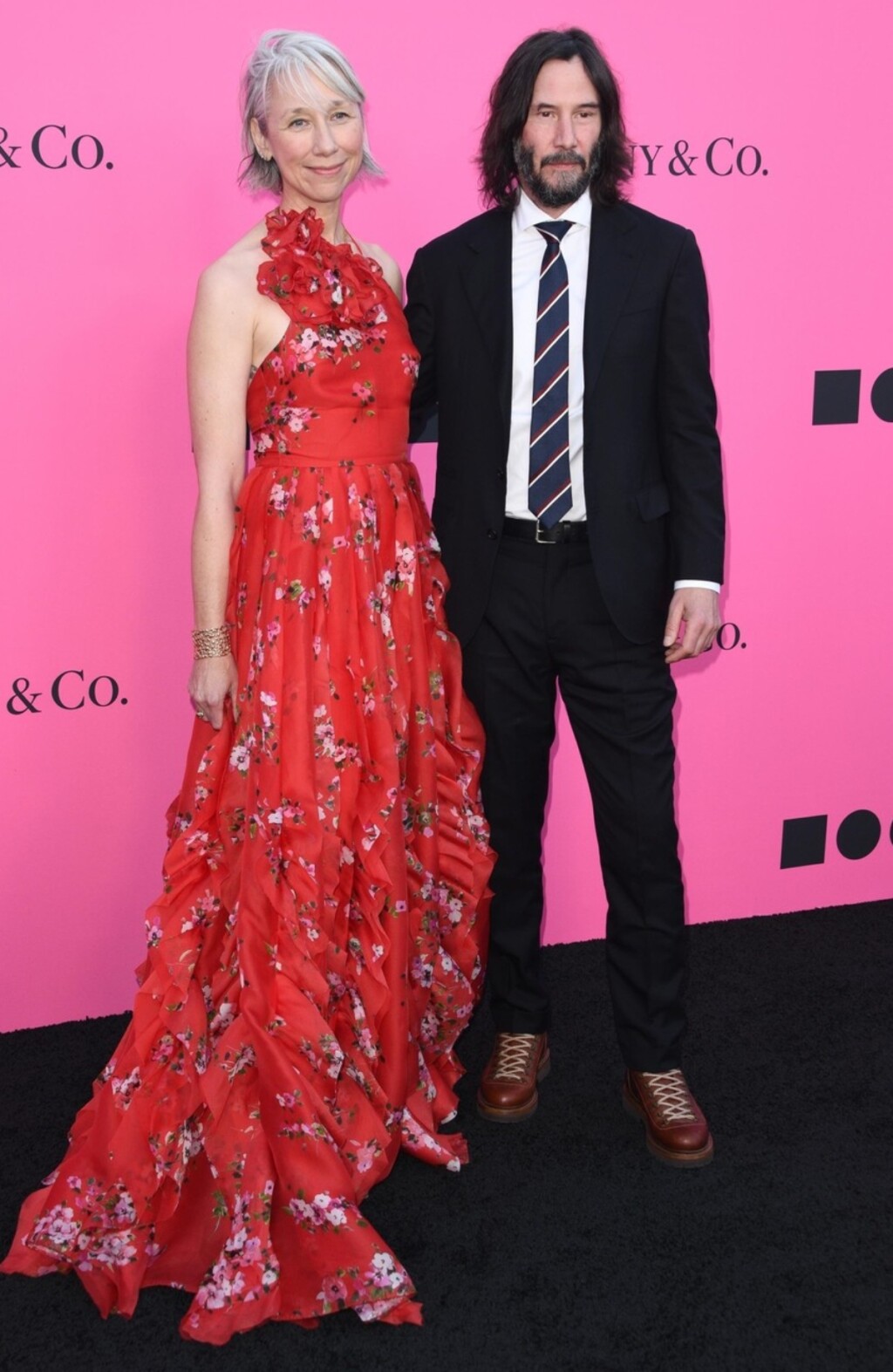 Keanu Reeves i Alexandra Grant na MOCA Gali 2024.