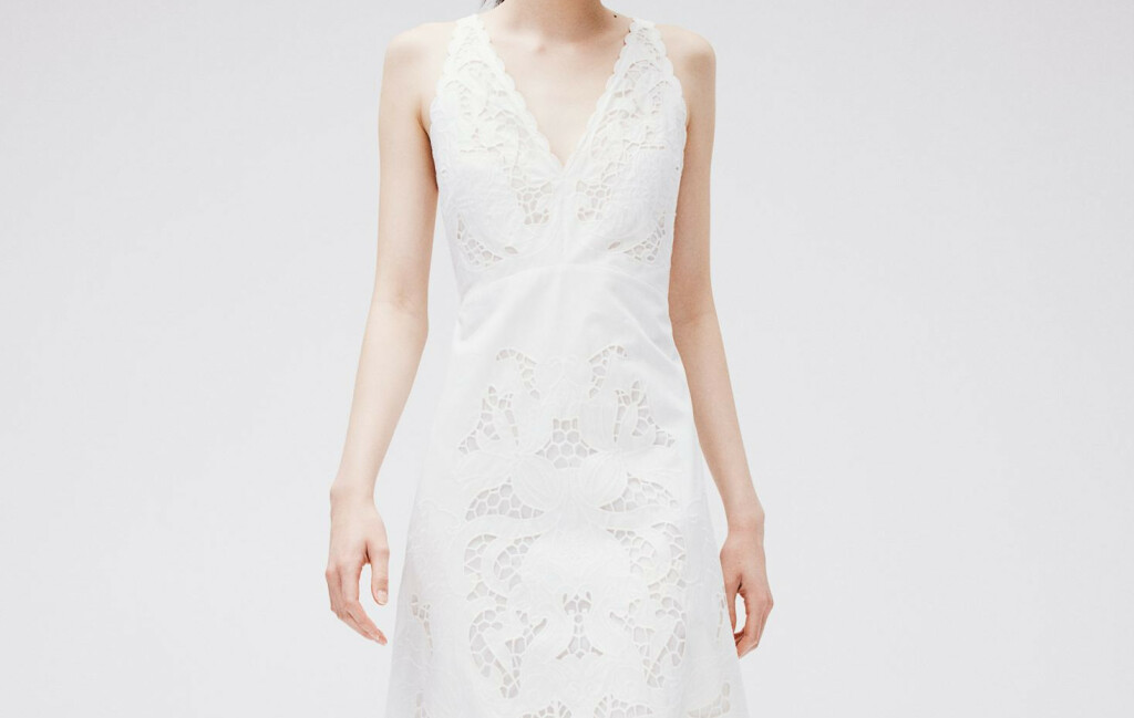 Bijela pamučna haljina s vezom iz H&M-a - 4