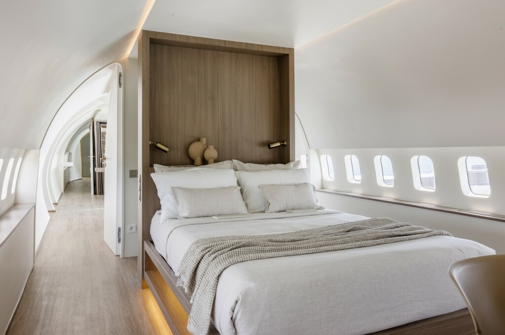 Spavaća soba u rashodovanom Boeingu 737