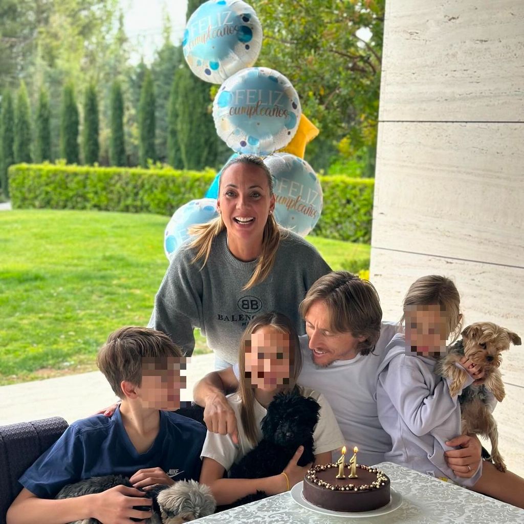 Luka Modrić s obitelji