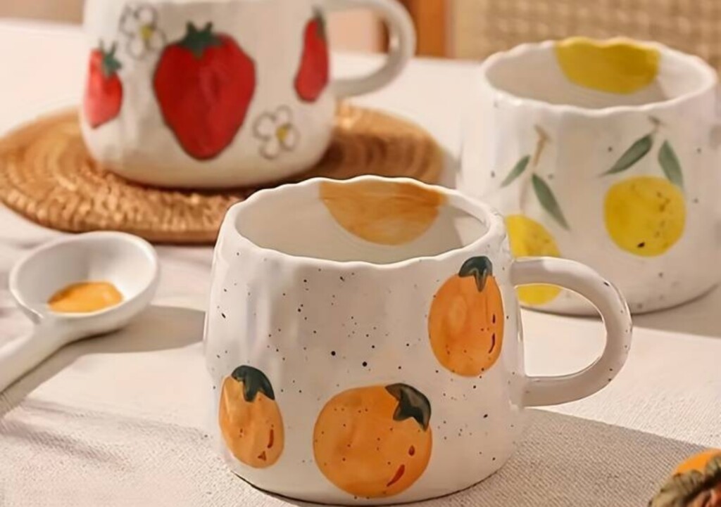 Šalice s motivima voća