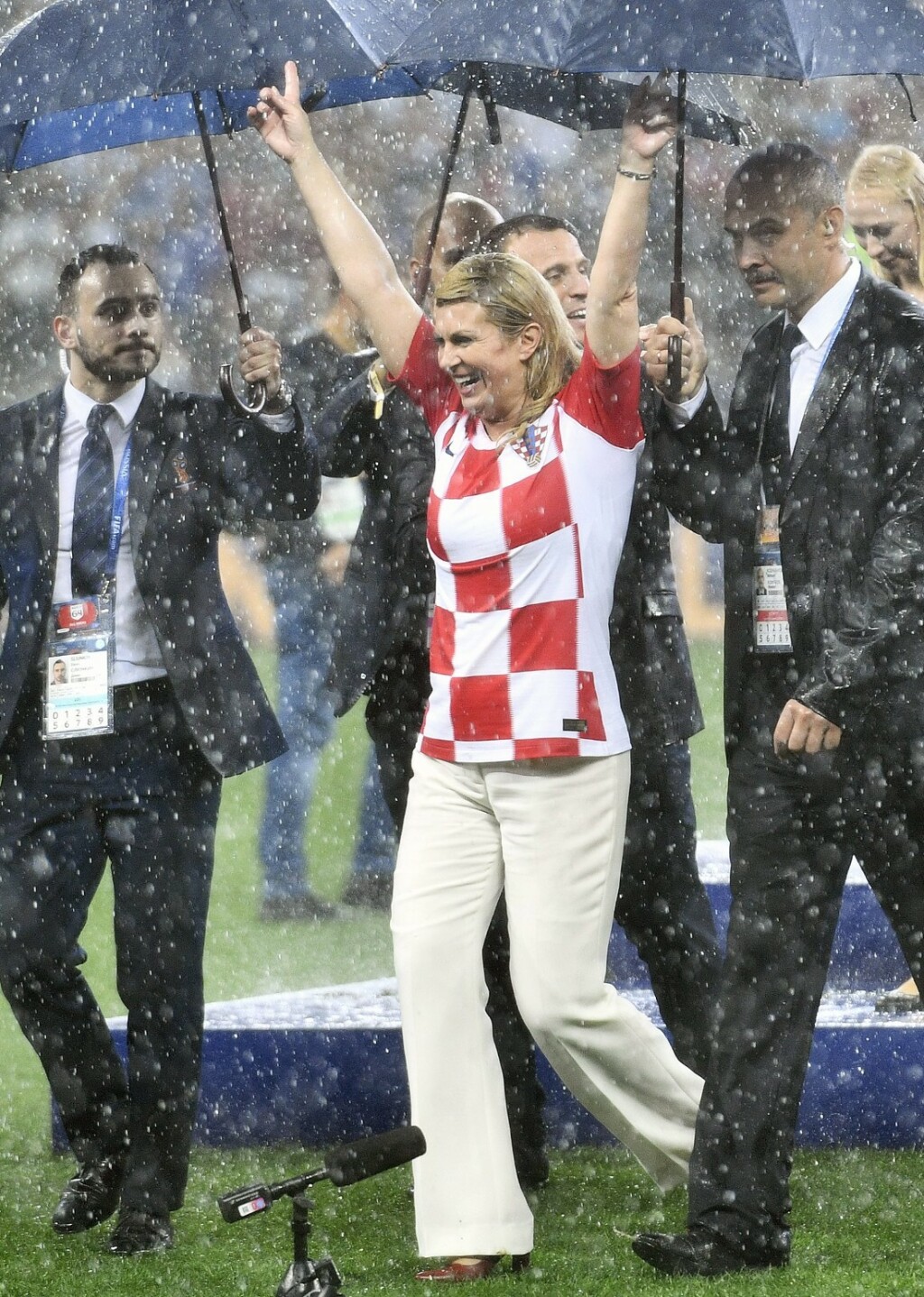 Kolinda Grabar-Kitarović na Svjetskom nogometnom prvenstvu u Rusiji 2018.
