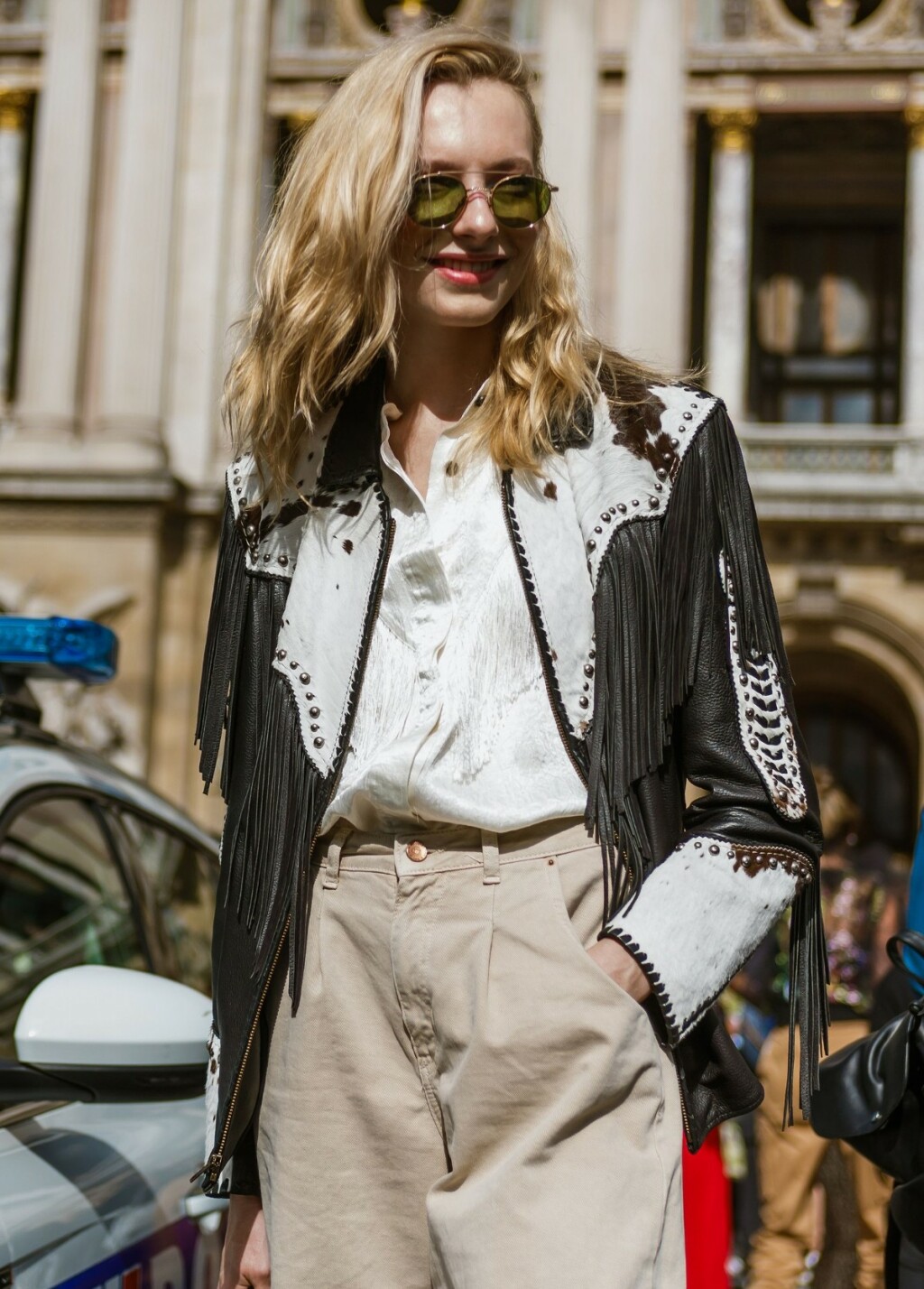 Kaubojska jakna u street style izdanju s Tjedna mode