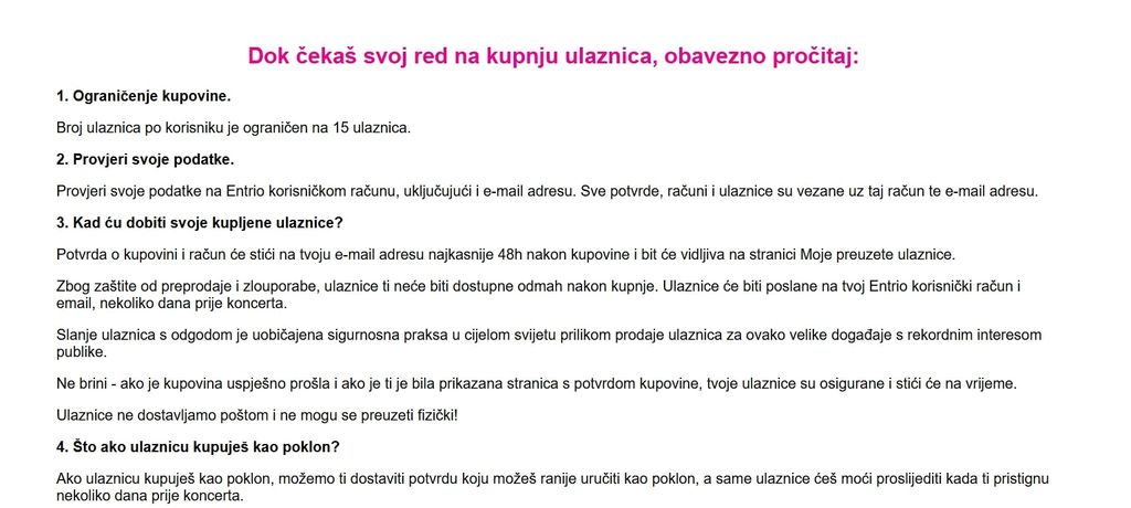 Thompson - prodaja ulaznica - 2
