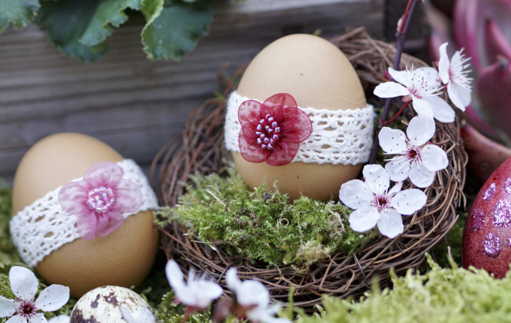 Pisanice ukrašene čipkom - 11