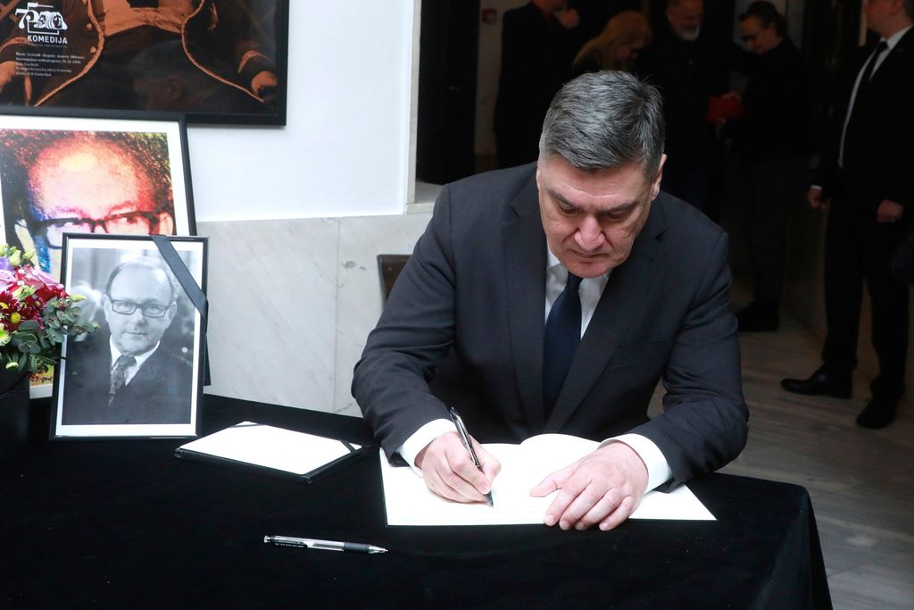 Komemoracija za skladatelja Alfija Kabilja, Zoran Milanović