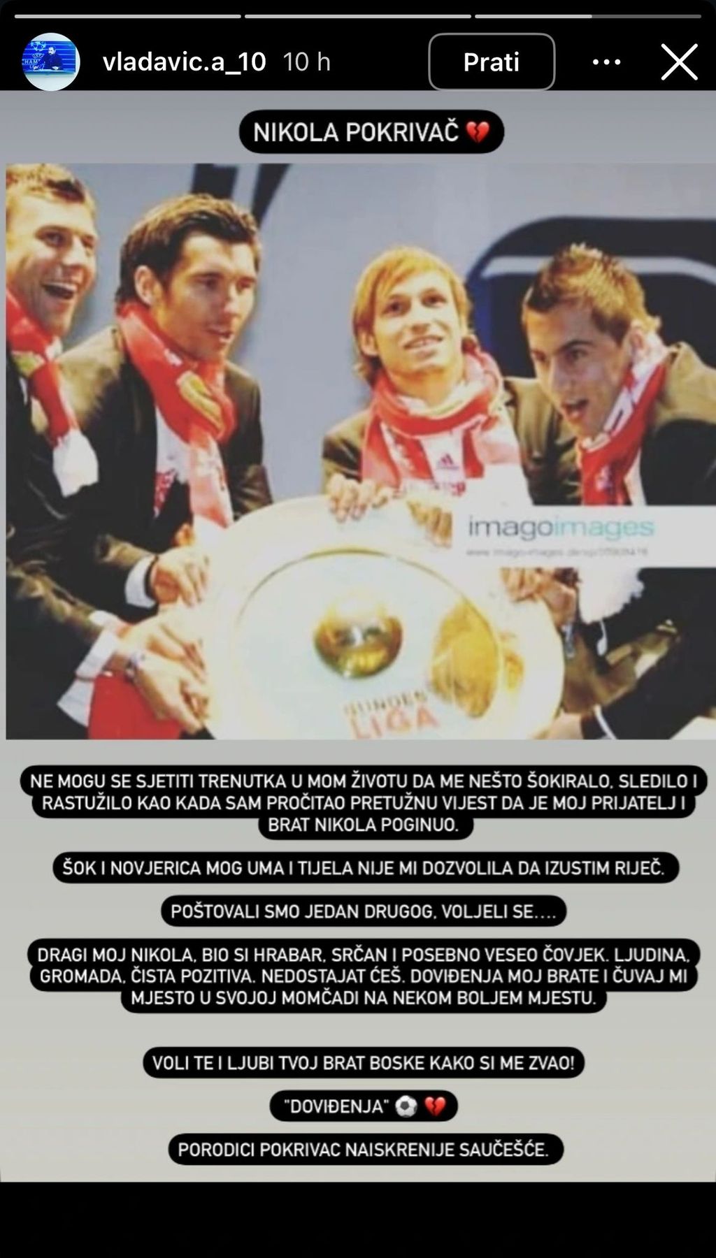 Poruka za Nikolu Pokrivača