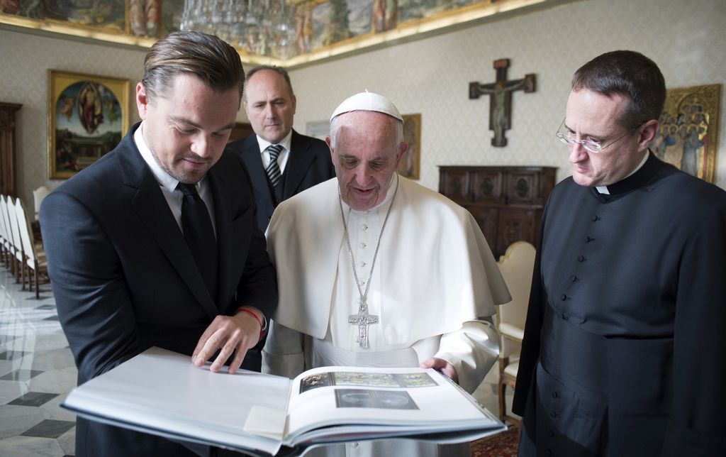 Leonardo DiCaprio i papa Franjo - 4