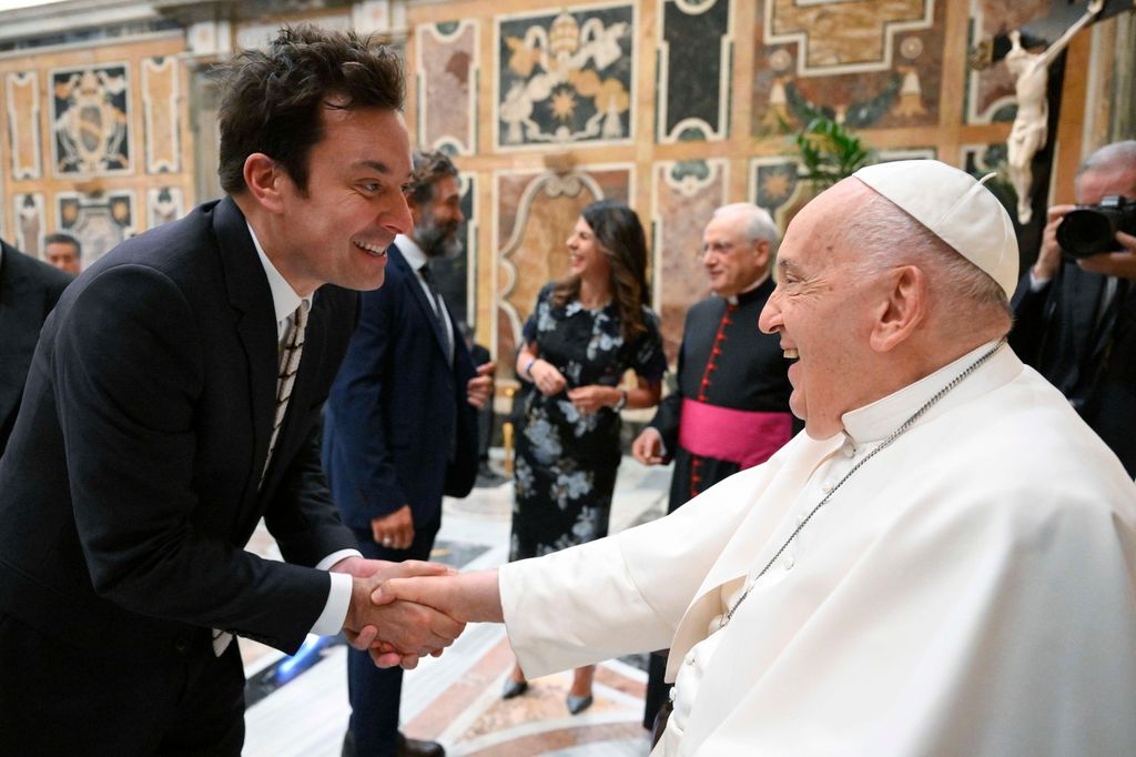 Jimmy Fallon i papa Franjo - 7