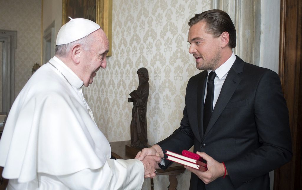Leonardo DiCaprio i papa Franjo - 11