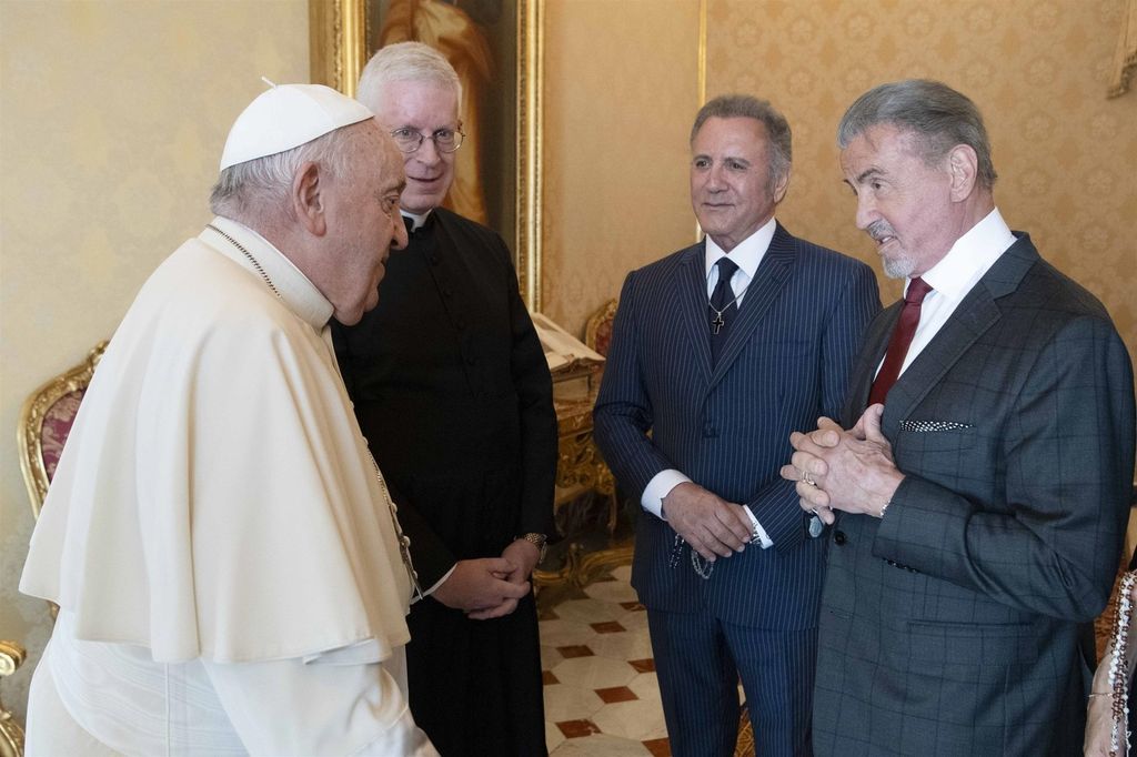 Sylvester Stallone i papa Franjo - 12