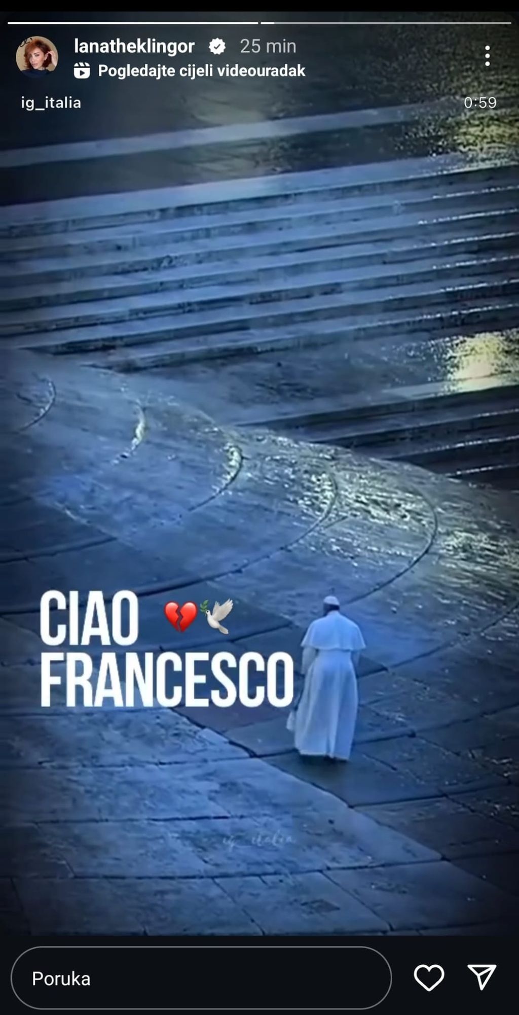 Poznati se opraštaju od pape Franje - 8