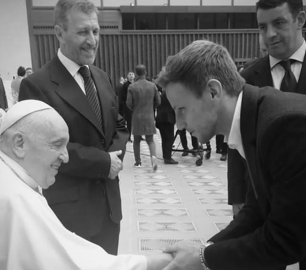 Papa Franjo i Ivan Rakitić