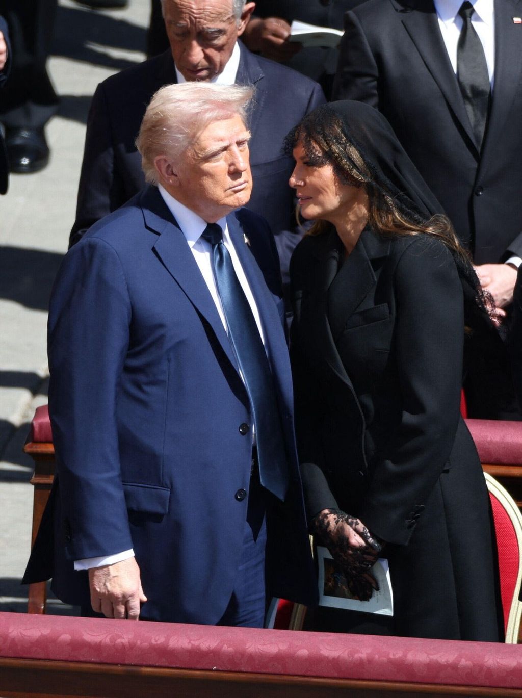 Donald i Melania Trump na ispraćaju pape Franje - 2