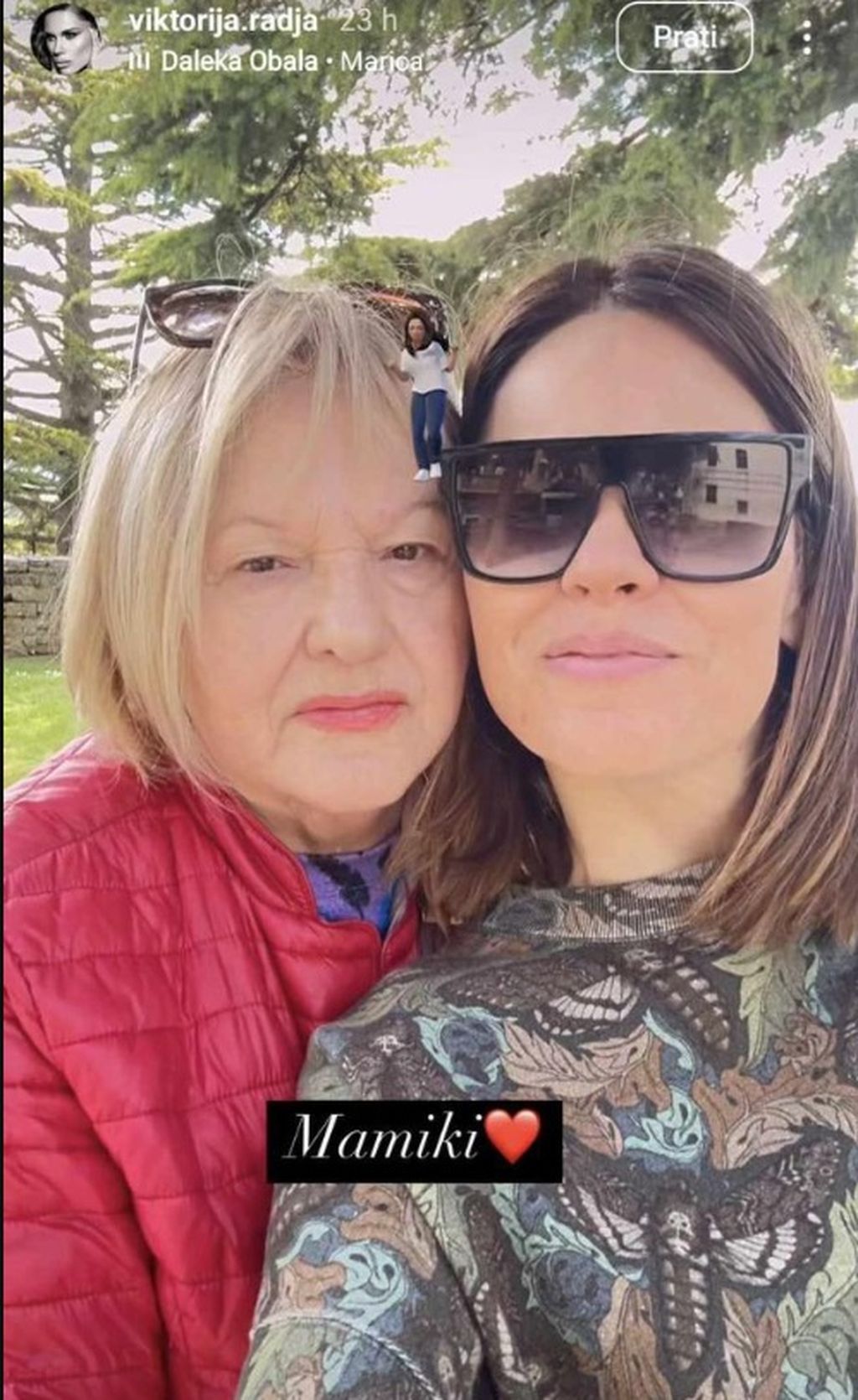 Viktorija Rađa s mamom