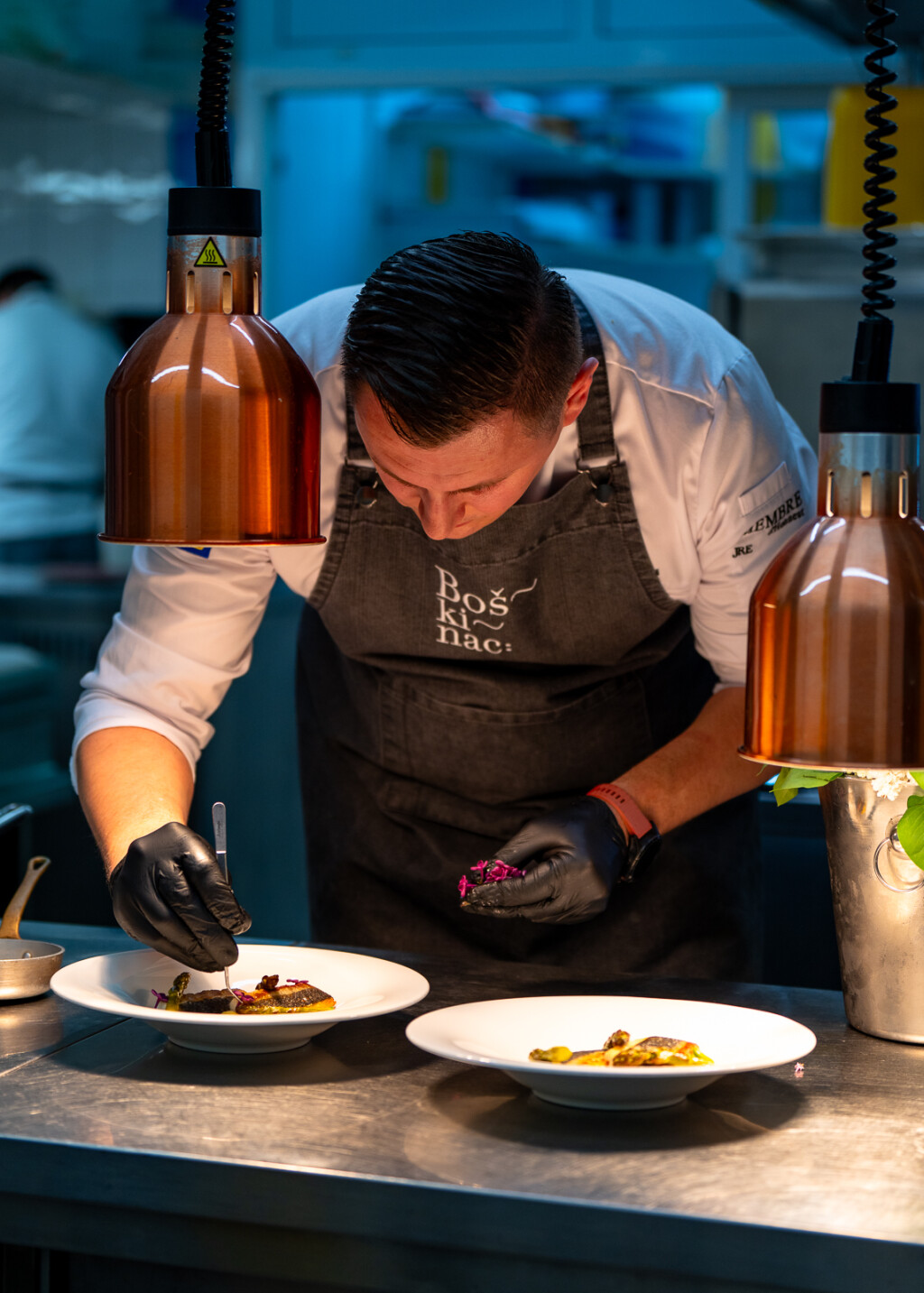 Chef Matija Bregeš u kuhinji Boškinca