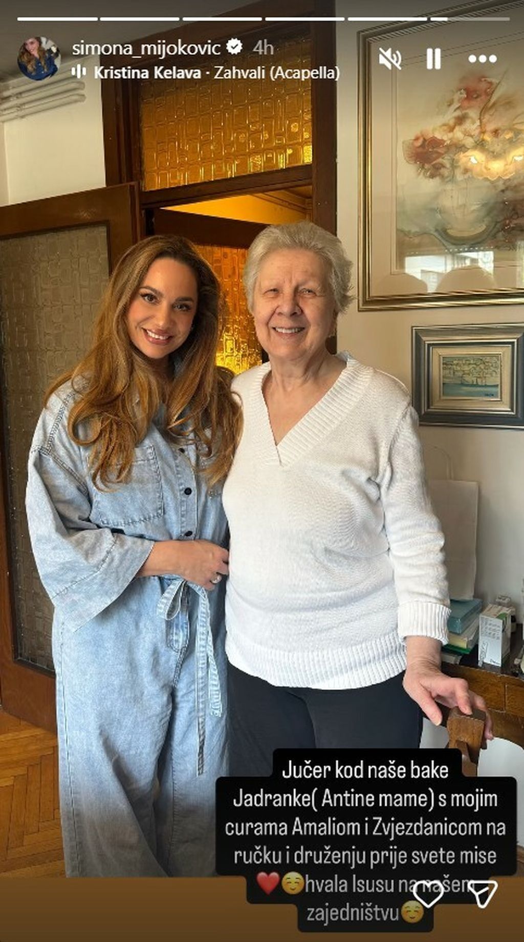 Simona Mijoković na Instagramu