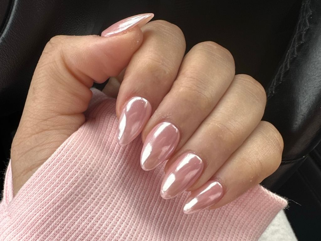 Metalik rosewater nokti