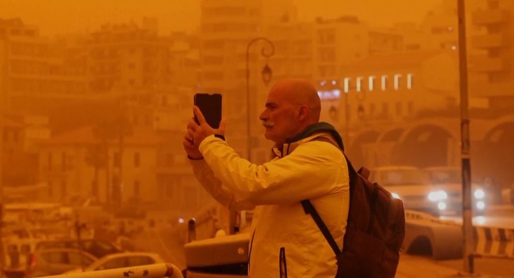 Saharska prašina u zraku na Kreti - 2