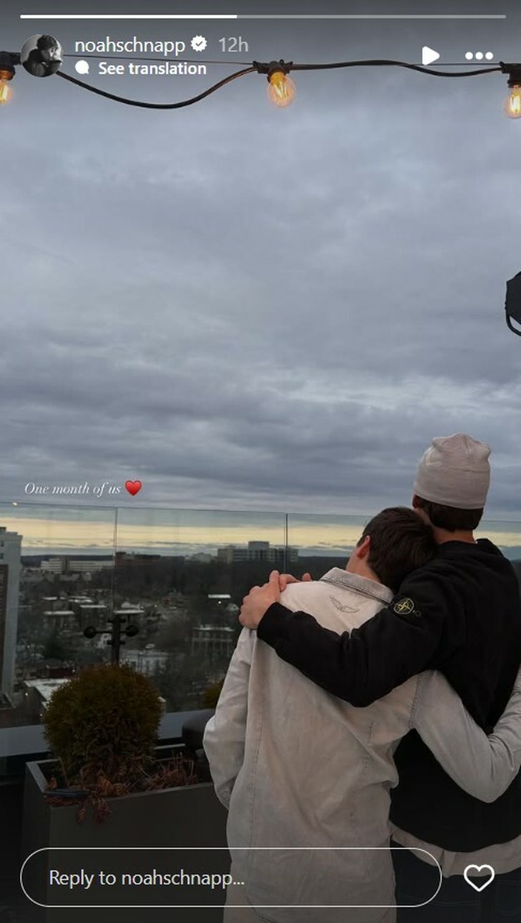 Noah Schnapp na Instagramu