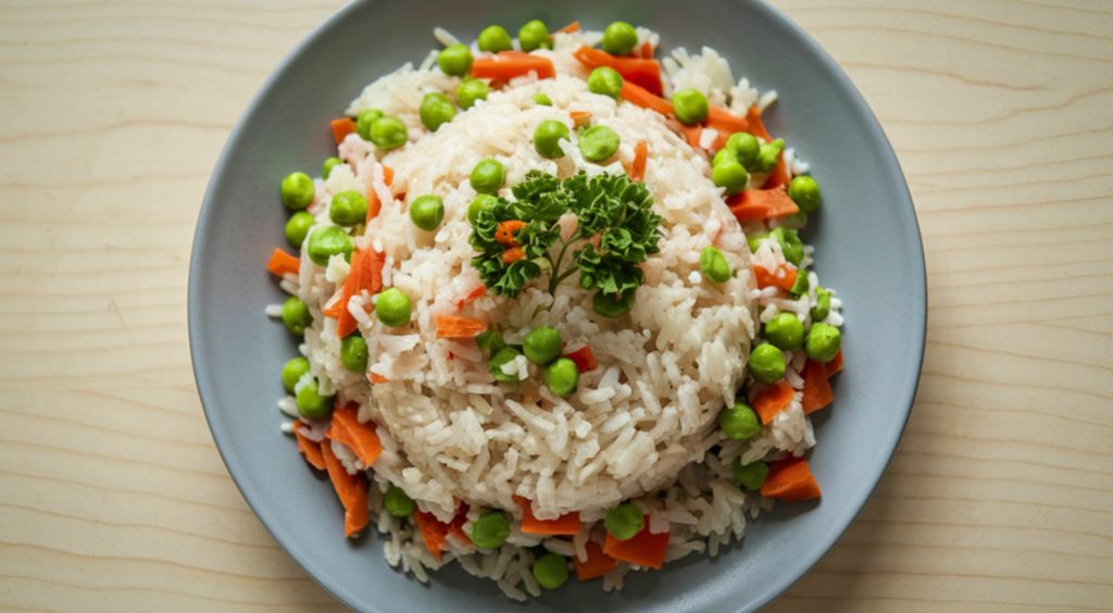 Ostatci hrane u posudi i bol u želucu