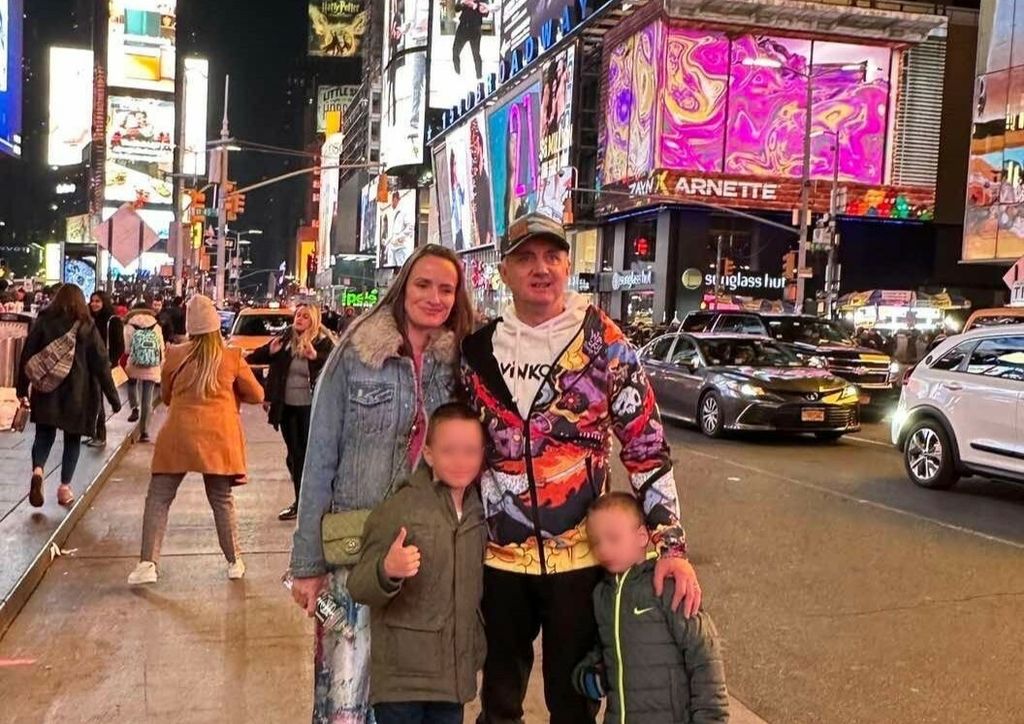 Josip Jonjić s obitelji