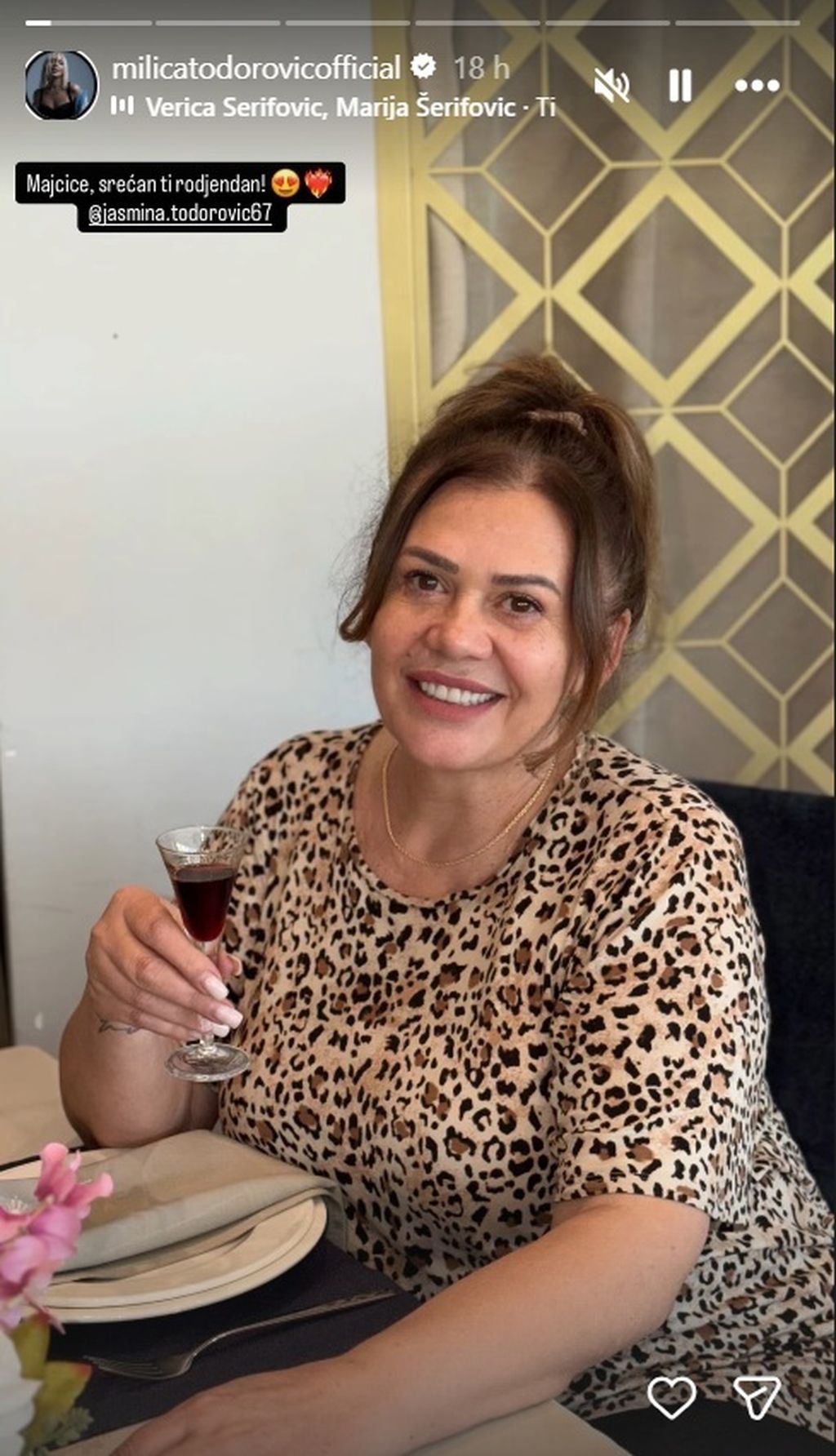 Milica Todorović na Instagramu - 2