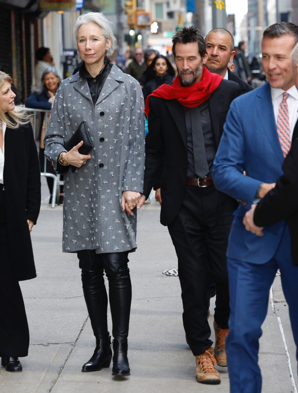 Keanu Reeves s partnericom Alexandrom Grant na svjetskoj premijeri filma Outcome u New Yorku - 2