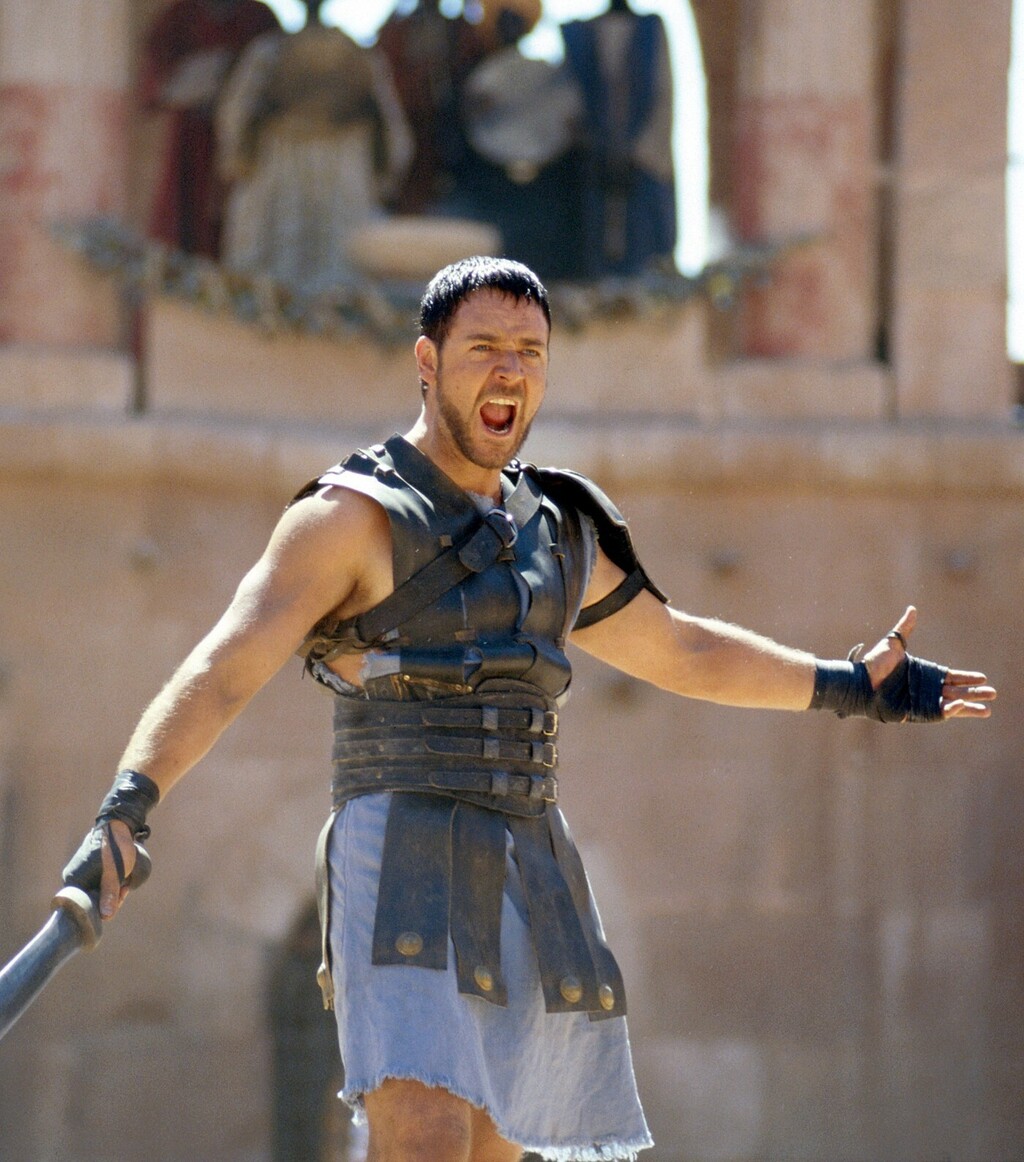 Russell Crowe u filmu Gladijator 2000.
