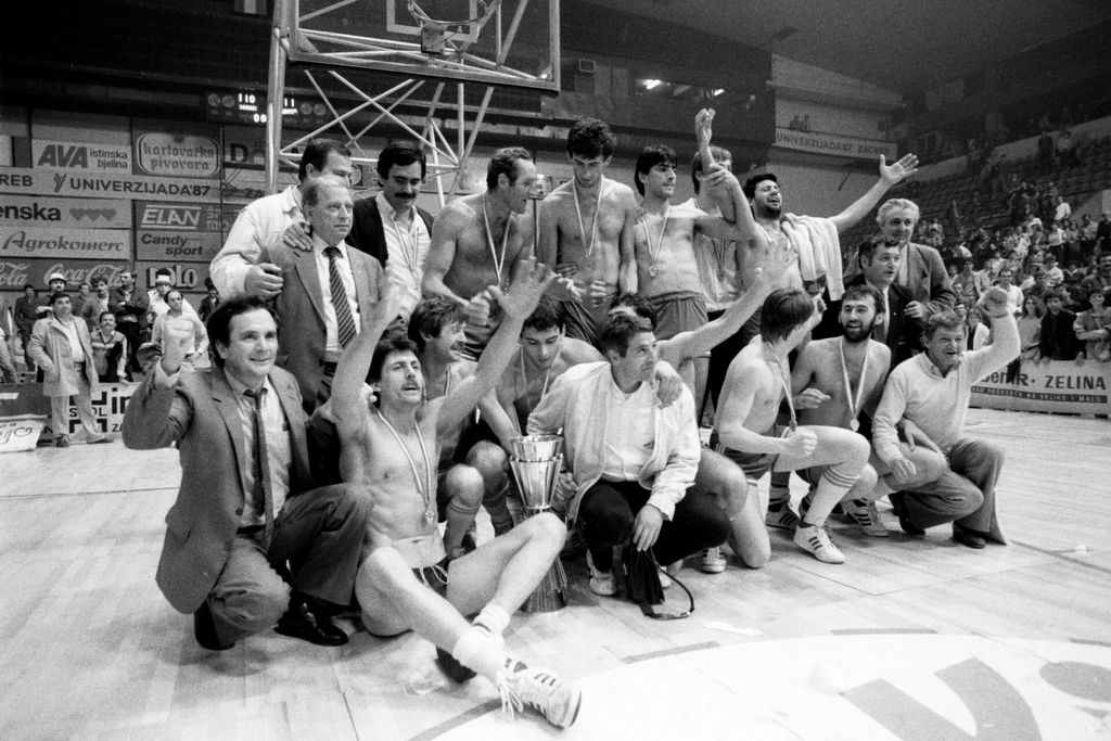 KK Zadar iz 1986., prvak države