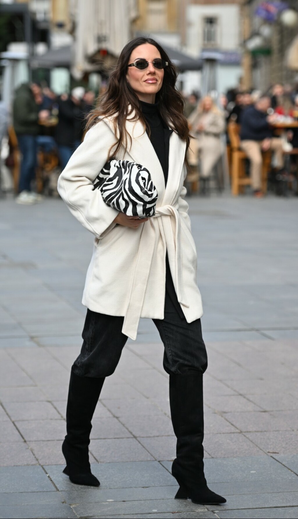 Ulična moda Zagreb torba sa zebrastim uzorkom 2026. - 4