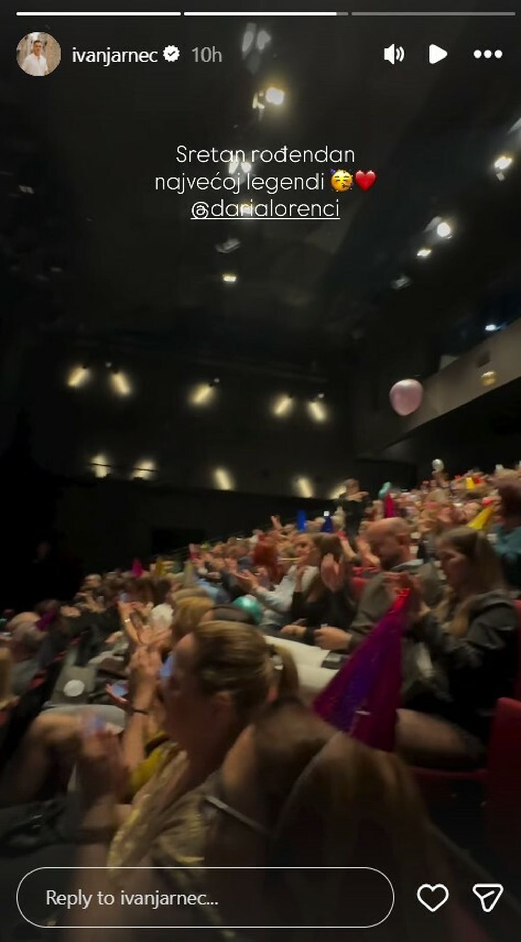 Ivan Jarnec na Instagramu, Daria Lorenci Flatz